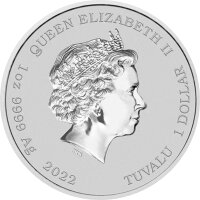 Tuvalu James Bond 007 2022 | 60 Years of Bond Familienwappen 1 oz Silber