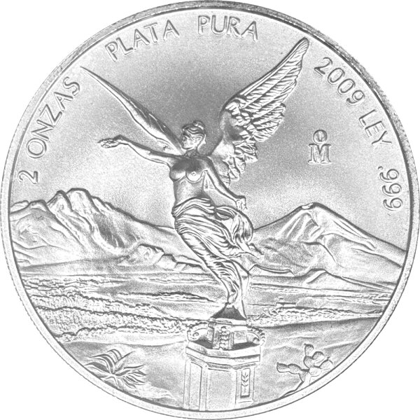 Mexiko Libertad 2009 2 oz Silber
