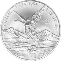 Mexiko Libertad 2009 2 oz Silber