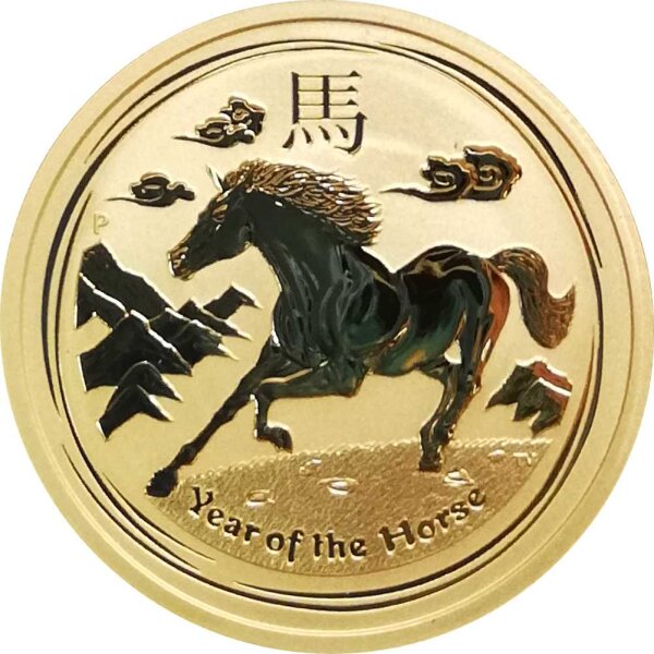 Australien Lunar II 2014 Jahr des Pferdes 1/20 oz Gold