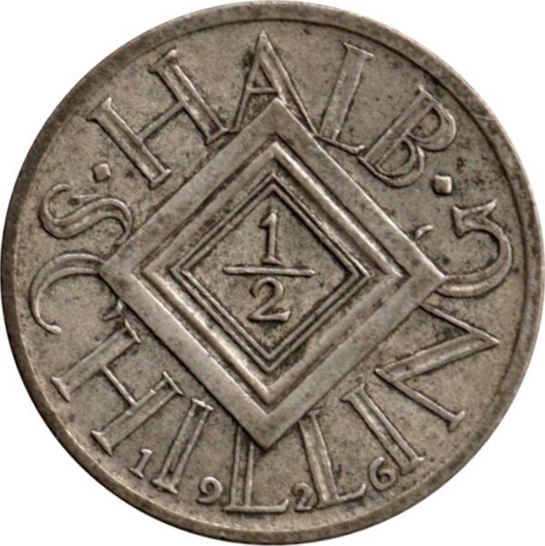 Österreich 1/2 Schilling 1924-1926 - Umlaufmünze