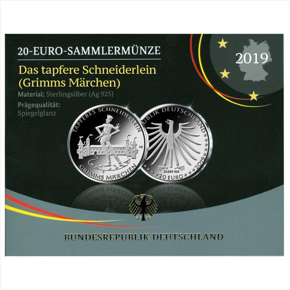 Deutschland 20 Euro 2019 Grimms Märchen: Tapferes...
