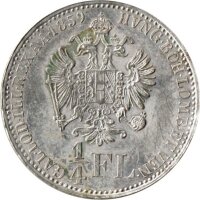 Österreich 1/4 Florin 1859-1865 - Franz Joseph I. -...