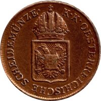 Österreich 1/2 Kreuzer 1816 - Franz I. - Umlaufmünze - Ku -ss