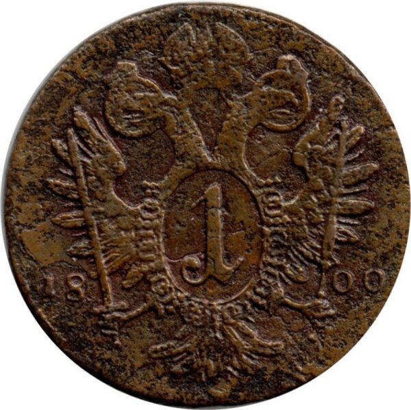 RDR Haus Habsburg 1 Kreuzer 1800 - Franz II., Ku -s-ss