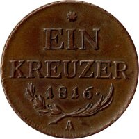 Österreich 1 Kreuzer 1816 - Franz I. -...