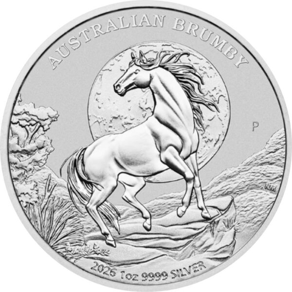 Australien Brumby 7. Ausgabe 2026 1 oz Silber | Wildpferd