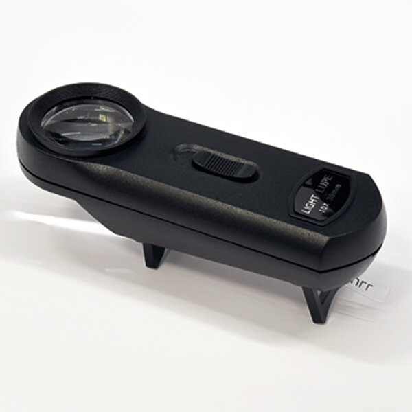 Lupe NUMMUS OPTICA PLUS 10 fache Vergrößerung I Weiße LED-Beleuchtung