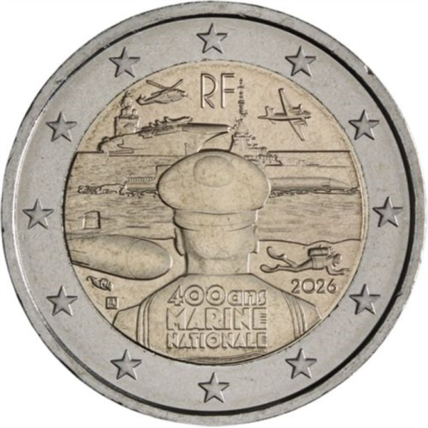 Frankreich 2 Euro 2026 "Marine"