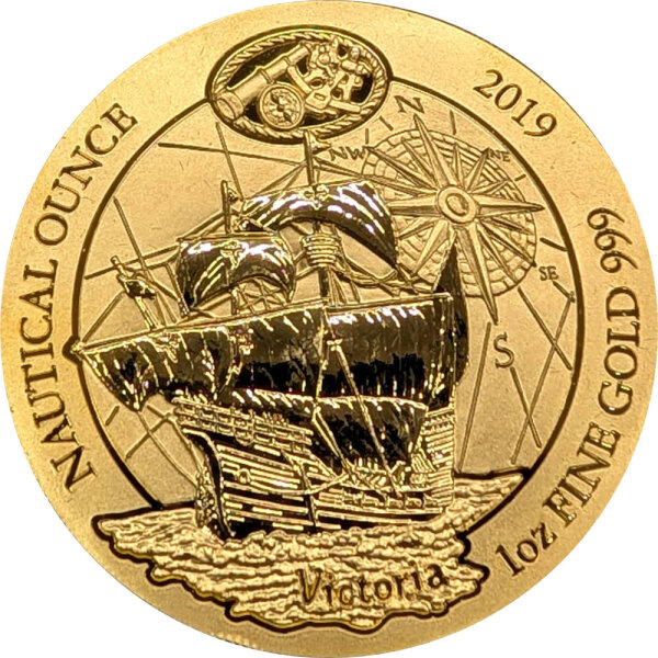 Ruanda Nautical 2019 Victoria 1 oz Gold