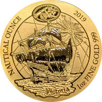 Ruanda Nautical 2019 Victoria 1 oz Gold