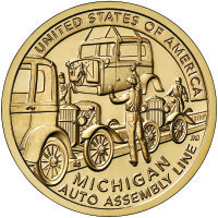 USA 1 Dollar 2025 Michigan Automobil - Kupfer-Nickel