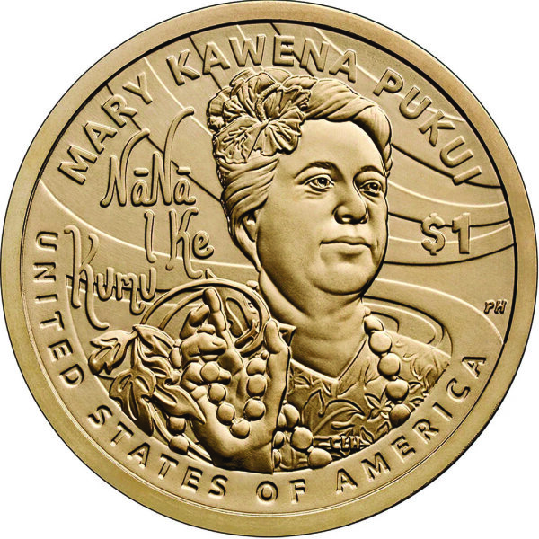 USA 1 Dollar 2025 Sacagawea Mary Kawena Pukui - Kupfer-Nickel