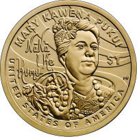 USA 1 Dollar 2025 Sacagawea Mary Kawena Pukui -...