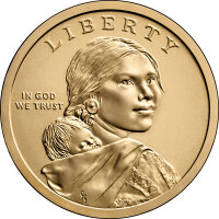 USA 1 Dollar 2025 Sacagawea Mary Kawena Pukui - Kupfer-Nickel