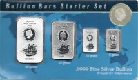 85 Gramm Münzbarren Starterset (30+20+10+5 g)  Cook...
