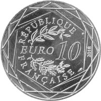 Frankreich 10 Euro 2018 - Micky und Frankreich "Les Sables-dOlonne" - Silber