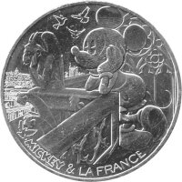 Frankreich 10 Euro 2018 - Micky und Frankreich...