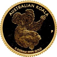 Australien Koala 2013 0,5 Gramm Gold PP