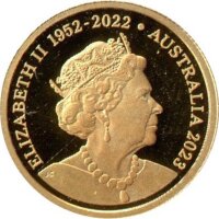 Australien Känguru 2023 "30 Jahre Känguru-Serie" 1/10 oz Gold PP