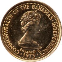 Bahamas 100 Dollars 1975 "Flamingos" - Gold