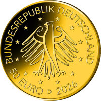 Deutschland 50 Euro Deutsches Handwerk 2026 - D - "Gestaltung"