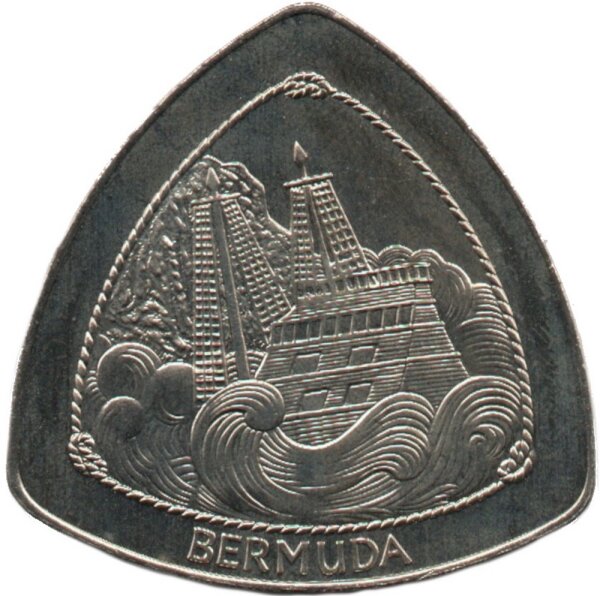 Bermuda 1 Dollar 1997 - Wrack der "Sea Venture" - KuNi