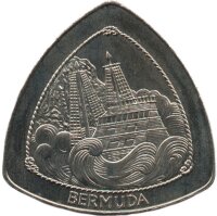 Bermuda 1 Dollar 1997 - Wrack der "Sea Venture"...