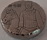 Fiji 2 Dollars 2019 - Terrakotta-Krieger - 5 oz Silber Antik Finish