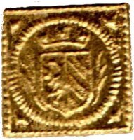 Nürnberg Reichsstadt 1/16 Dukat (Klippe) um 1700 - Gold, KM#247