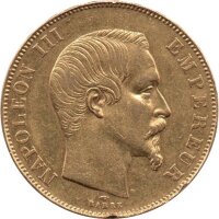 Frankreich 50 Francs 1857 "A" - Napoleon III. -...