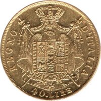 Italien 40 Lire 1811 "M" - Napoleon I. - Gold