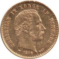 Dänemark 10 Kronen Christian IX. - Gold