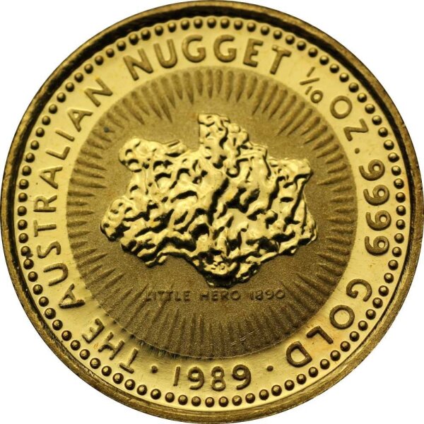 Australien Nugget div. 1/10 oz Gold