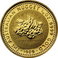 Australien Nugget div. 1/10 oz Gold