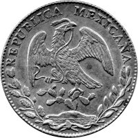 Mexiko 8 Reales 1824-1897 - Umlaufmünze - Silber -s-ss