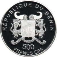 Benin 500 Francs 2024 - Legendäre Goldmünzen "Krugerrand" - Silber PP