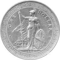 Britisch Indien 1 Dollar 1902 "B" - König...