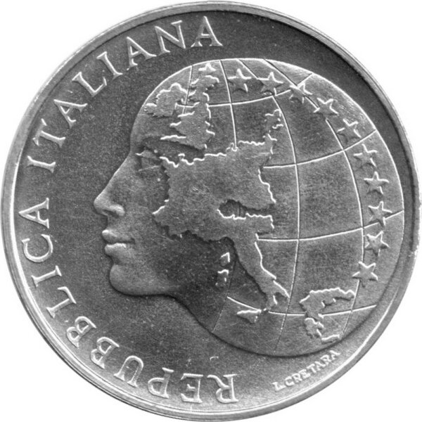 Italien 500 Lire 1985 - Präsidentschaft des gemeinsamen europäischen Marktes - Silber