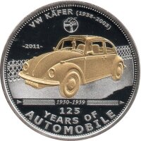 Palau 5 Dollar 2011 - 125 Jahre Automobile...