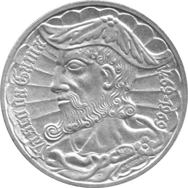 Portugal 50 Escudos 1969 - 500. Geburtstag von Vasco da Gama - Silber