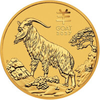 Australien Lunar III 2027 Jahr der Ziege 1 oz Gold