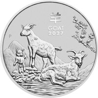 Australien Lunar III 2027 Jahr der Ziege 1 oz Silber