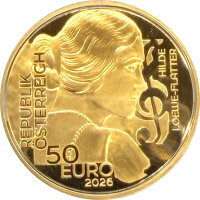 Österreich 50 Euro 2026 - Musikerin Hilde...