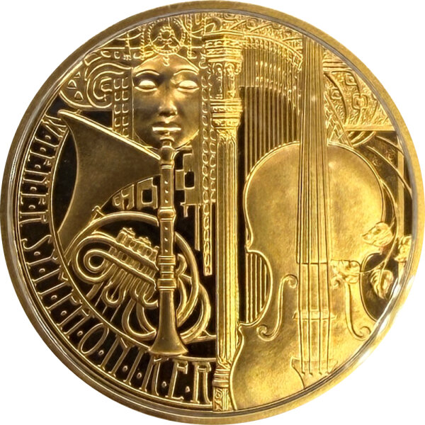 Österreich 100 Euro 2025  - 125 Jahre Wiener Symphoniker - 1/2 oz Gold PP