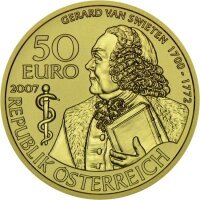 Österreich 50 Euro 2007 Gerard van Swieten Gold