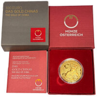 Österreich 100 Euro 2024  - Das Gold Chinas - 1/2 oz Gold PP