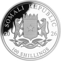 Somalia Leopard 2026 1 oz Silber