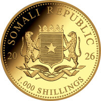 Somalia Leopard 2026 1 oz Gold