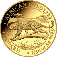 Somalia Leopard 2026 1/10 oz Gold